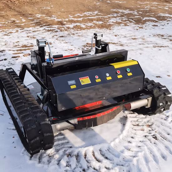 크롤러 로봇 제로 턴 브러시 커터 과수원 정원 골프 잔디 원격 제어 잔디 깎는 기계 CE 포함