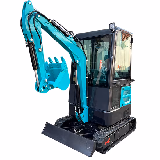 중국 크롤러 굴삭기 1.5ton 미니 굴삭기 Kubota 3