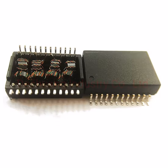 저가 무료 샘플 기가비트 네트워크 필터 이더넷 절연 자기 회로 SMD DIP PCBA용 토로이달 전기 LAN 변압기 모듈